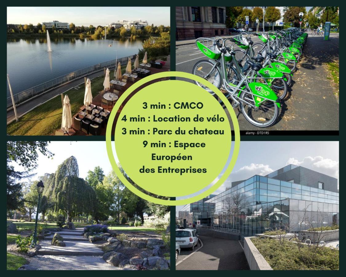希尔蒂盖姆Vieux Schilik / Parking / Tram / Parlement / Proche Strasbourg Centre公寓 外观 照片