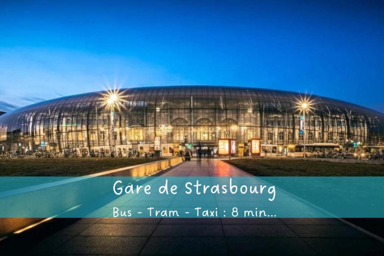 希尔蒂盖姆Vieux Schilik / Parking / Tram / Parlement / Proche Strasbourg Centre公寓 外观 照片